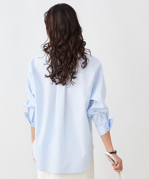 NOLLEY’S Sophi（ノーリーズソフィ）の「ウォッシャブルOX2WAYシャツ（シャツ/ブラウス・レディース・イエロー/サックスブルー/ミント・38）」の18枚目の写真