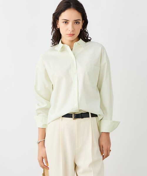 NOLLEY’S Sophi(ノーリーズソフィ)の「ウォッシャブルOX2WAYシャツ(シャツ/ブラウス・レディース・イエロー/サックスブルー/ミント/ベビーピンク・38)」の19枚目の写真