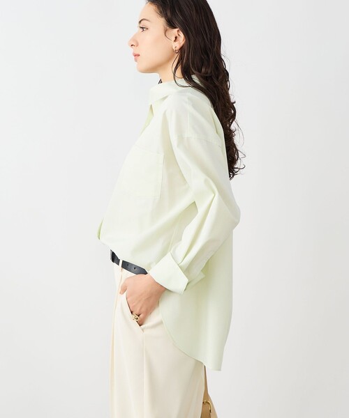 NOLLEY’S Sophi(ノーリーズソフィ)の「ウォッシャブルOX2WAYシャツ(シャツ/ブラウス・レディース・イエロー/サックスブルー/ミント/ベビーピンク・38)」の18枚目の写真