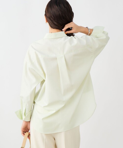 NOLLEY’S Sophi(ノーリーズソフィ)の「ウォッシャブルOX2WAYシャツ(シャツ/ブラウス・レディース・イエロー/サックスブルー/ミント/ベビーピンク・38)」の17枚目の写真