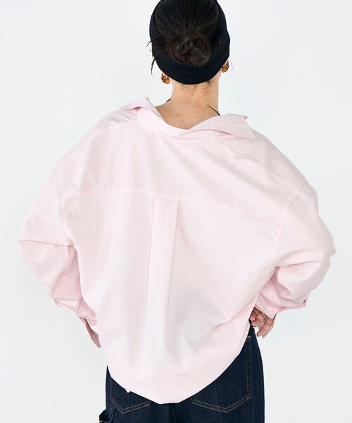 NOLLEY’S Sophi(ノーリーズソフィ)の「ウォッシャブルOX2WAYシャツ(シャツ/ブラウス・レディース・イエロー/サックスブルー/ミント/ベビーピンク・38)」の8枚目の写真