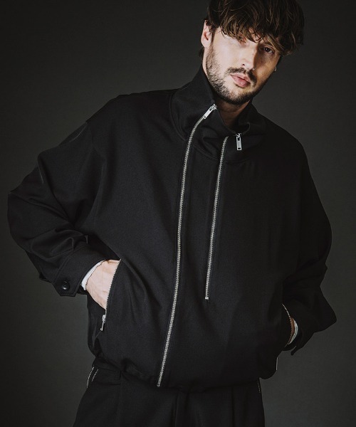 NO ID.(ノーアイディ)の「mj11346-W-ZIP BIGトラックBLZ ブルゾン(458006-397B)(ブルゾン・メンズ・グレー/ブラック・ONE SIZE)」の17枚目の写真