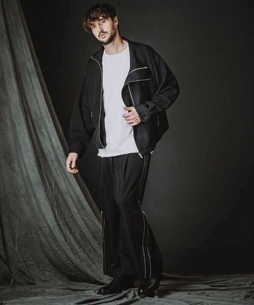 NO ID.(ノーアイディ)の「mj11346-W-ZIP BIGトラックBLZ ブルゾン(458006-397B)(ブルゾン・メンズ・グレー/ブラック・ONE SIZE)」の20枚目の写真