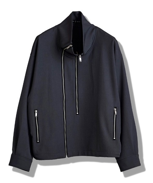 NO ID.(ノーアイディ)の「mj11346-W-ZIP BIGトラックBLZ ブルゾン(458006-397B)(ブルゾン・メンズ・グレー/ブラック・ONE SIZE)」の7枚目の写真