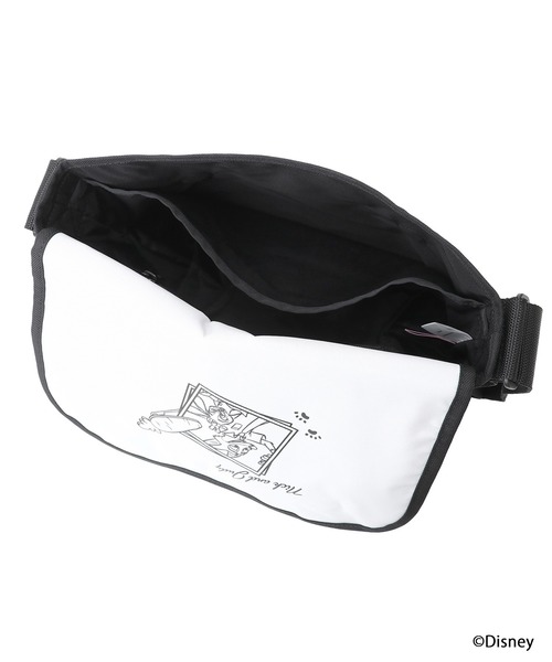 Manhattan Portage（マンハッタンポーテージ）の「NYLON MESSENGER BAG JR (SM) BP W/DIV MGNT 500D CORDURA / ZOOTOPIA（メッセンジャーバッグ・レディース・ブラック・SMALL）」の9枚目の写真