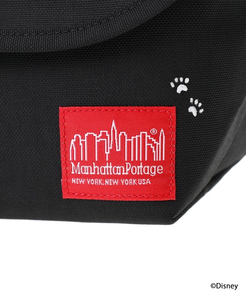 Manhattan Portage（マンハッタンポーテージ）の「NYLON MESSENGER BAG JR (SM) BP W/DIV MGNT 500D CORDURA / ZOOTOPIA（メッセンジャーバッグ・レディース・ブラック・SMALL）」の11枚目の写真