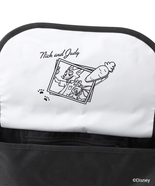 Manhattan Portage（マンハッタンポーテージ）の「NYLON MESSENGER BAG JR (SM) BP W/DIV MGNT 500D CORDURA / ZOOTOPIA（メッセンジャーバッグ・レディース・ブラック・SMALL）」の12枚目の写真