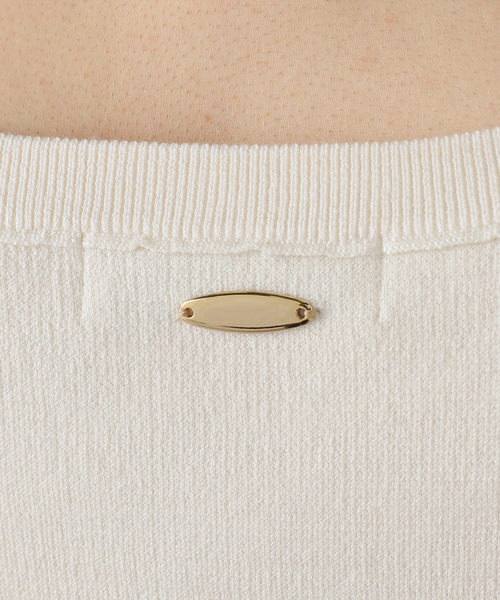 La TOTALITE(ラトータリテ)の「《追加2》【洗える】接結クルーネックプルオーバー(ニット/セーター・レディース・ホワイト系その他/レッド・FREE)」の20枚目の写真