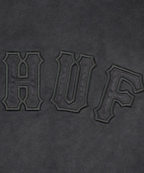 HUF(ハフ)の「ARCH WIDE FULL ZIP HOODIE(パーカー・メンズ・ブラック/ネイビー・S/M/L/XL/XXL)」の16枚目の写真