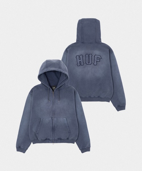 ARCH WIDE FULL ZIP HOODIE（パーカー）｜HUF（ハフ）のファッション