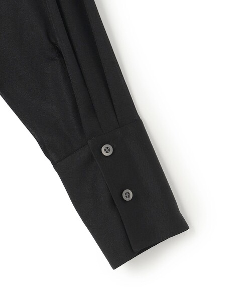 uncrave(アンクレイヴ)の「トリコットシフォン ロングシャツ(シャツ/ブラウス・レディース・ピンク系/ブラック系/ネイビー系/ホワイト系・F)」の8枚目の写真