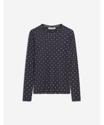 POLKA DOT FOX MESH TOP