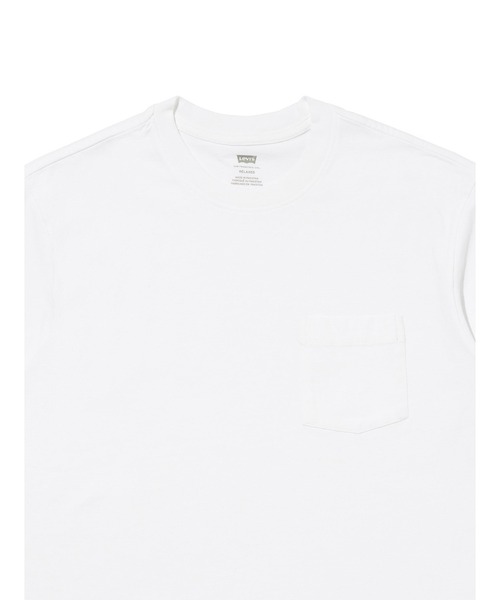Levi's(リーバイス)の「Levi's/リーバイス エッセンシャルポケットTシャツ(Tシャツ/カットソー・メンズ・ホワイト・S/M/L/XL)」の4枚目の写真