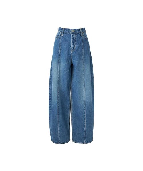 HYSTERIC GLAMOUR(ヒステリックグラマー)の「カーブデニムパンツ(デニムパンツ・レディース・ブラック/ライトインディゴブルー・28inch/27inch/26inch/25inch)」の1枚目の写真