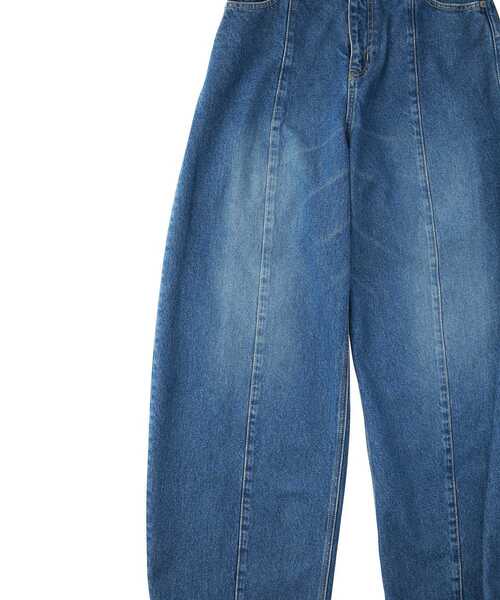 HYSTERIC GLAMOUR(ヒステリックグラマー)の「カーブデニムパンツ(デニムパンツ・レディース・ブラック/ライトインディゴブルー・28inch/27inch/26inch/25inch)」の6枚目の写真