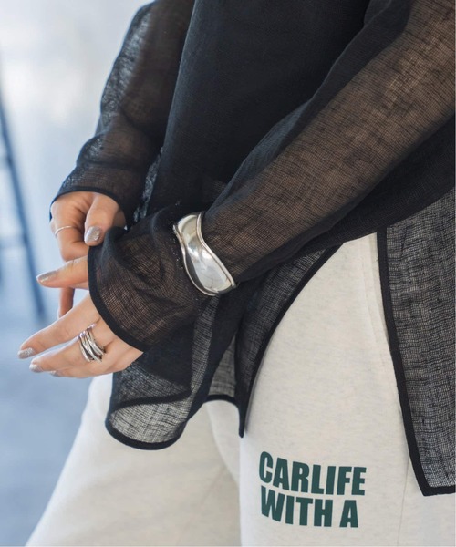 Spick & Span(スピックアンドスパン)の「《追加》BASENOTES/ ベースノート CURVE BANGLE N-H016(ブレスレット・レディース・シルバー・FREE)」の8枚目の写真