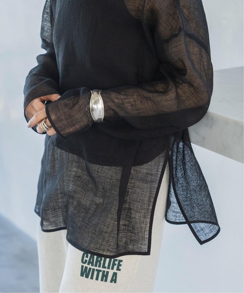 Spick & Span(スピックアンドスパン)の「《追加》BASENOTES/ ベースノート CURVE BANGLE N-H016(ブレスレット・レディース・シルバー・FREE)」の9枚目の写真