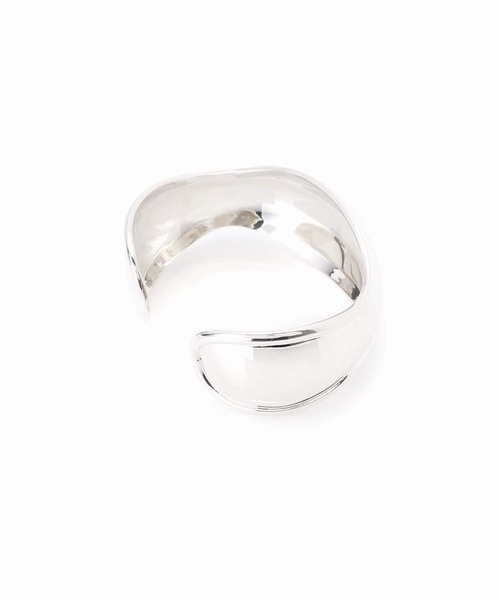 Spick & Span(スピックアンドスパン)の「《追加》BASENOTES/ ベースノート CURVE BANGLE N-H016(ブレスレット・レディース・シルバー・FREE)」の4枚目の写真