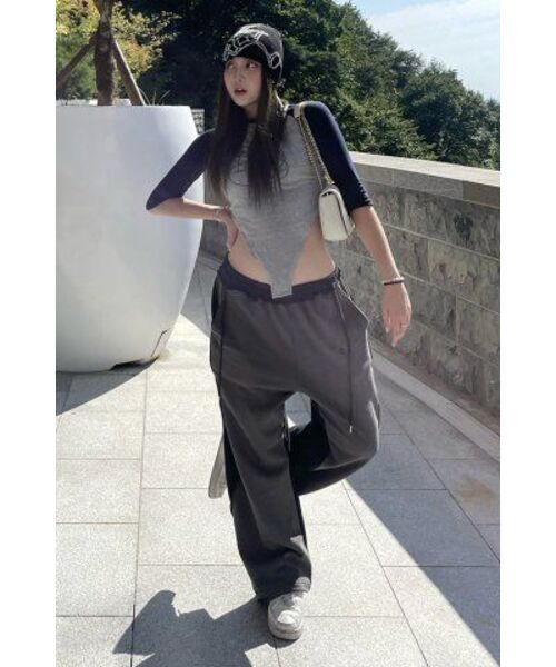 PIECEMAKER(ピースメーカー)の「EX RAW SWEAT PANTS (CHARCOAL)(スウェットパンツ・レディース・その他・L)」の8枚目の写真