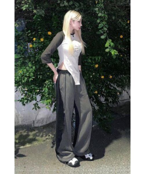 PIECEMAKER(ピースメーカー)の「EX RAW SWEAT PANTS (CHARCOAL)(スウェットパンツ・レディース・その他・L)」の13枚目の写真