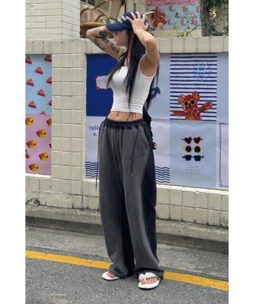 PIECEMAKER(ピースメーカー)の「EX RAW SWEAT PANTS (CHARCOAL)(スウェットパンツ・レディース・その他・L)」の5枚目の写真