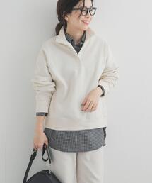 URBAN RESEARCH DOORS | 刺繍スタンドカラースウェット(スウェット)