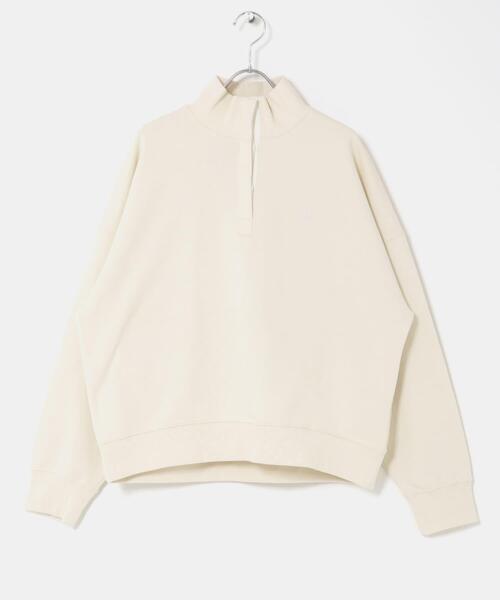 URBAN RESEARCH DOORS（アーバンリサーチドアーズ）の「刺繍スタンドカラースウェット（スウェット・レディース・ライトブルー/オフホワイト・FREE）」の10枚目の写真