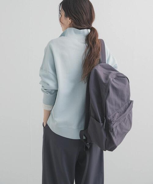 URBAN RESEARCH DOORS（アーバンリサーチドアーズ）の「刺繍スタンドカラースウェット（スウェット・レディース・ライトブルー/オフホワイト・FREE）」の16枚目の写真