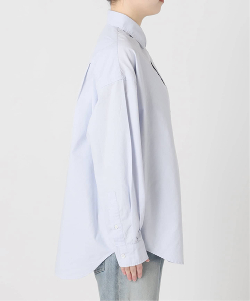 FRAMeWORK（フレームワーク）の「≪追加≫コットンレギュラーカラーシャツ（シャツ/ブラウス・レディース・スカイブルー/ブラウン/ホワイト/ライトイエロー・FREE）」の10枚目の写真