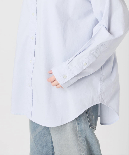 FRAMeWORK（フレームワーク）の「≪追加≫コットンレギュラーカラーシャツ（シャツ/ブラウス・レディース・スカイブルー/ブラウン/ホワイト/ライトイエロー・FREE）」の12枚目の写真