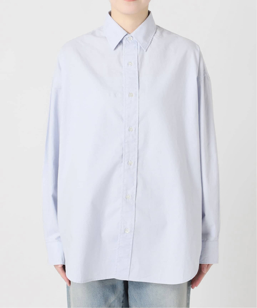 FRAMeWORK（フレームワーク）の「≪追加≫コットンレギュラーカラーシャツ（シャツ/ブラウス・レディース・スカイブルー/ブラウン/ホワイト/ライトイエロー・FREE）」の21枚目の写真