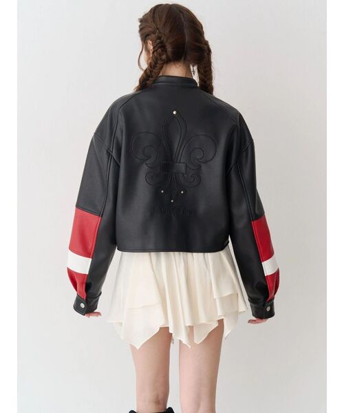 EVRIS(エヴリス)の「フリルリボンミニスカート(スカート・レディース・ブラック/ホワイト・FREE)」の6枚目の写真