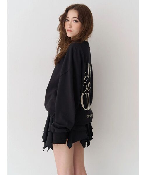 EVRIS(エヴリス)の「フリルリボンミニスカート(スカート・レディース・ブラック/ホワイト・FREE)」の11枚目の写真