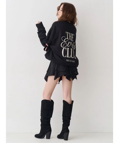 EVRIS(エヴリス)の「フリルリボンミニスカート(スカート・レディース・ブラック/ホワイト・FREE)」の12枚目の写真