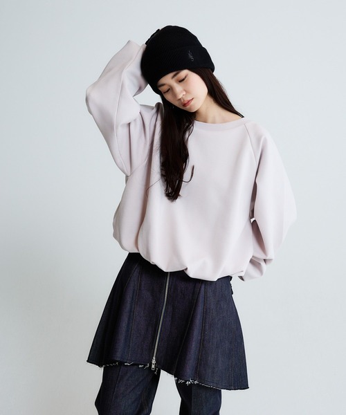 JEANASIS（ジーナシス）の「デニムZIPミニスカート/646770（スカート・レディース・ブラック/ネイビー・SMALL/MEDIUM）」の2枚目の写真