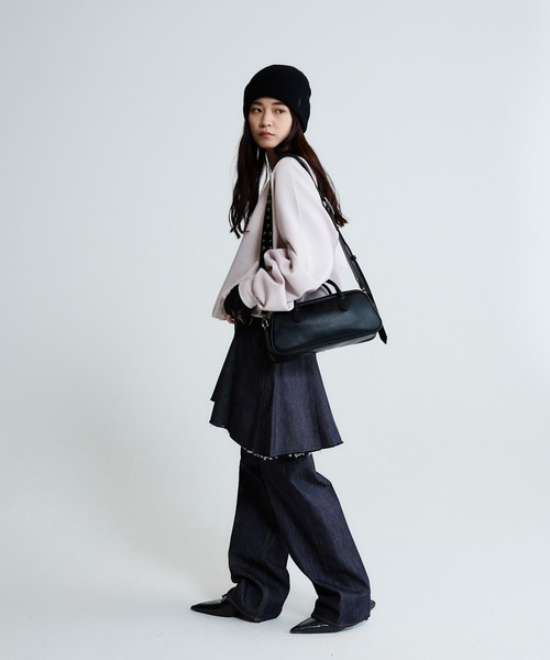 JEANASIS(ジーナシス)の「デニムZIPミニスカート/646770(スカート・レディース・ブラック/ネイビー・SMALL/MEDIUM)」の13枚目の写真