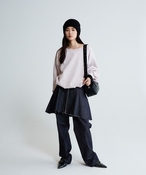 JEANASIS(ジーナシス)の「デニムZIPミニスカート/646770(スカート・レディース・ブラック/ネイビー・SMALL/MEDIUM)」の15枚目の写真