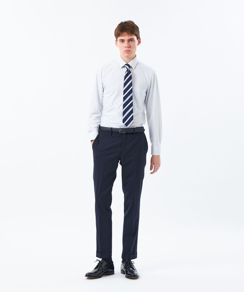 MACKINTOSH PHILOSOPHY(マッキントッシュ フィロソフィー)の「サフィアーノレザー ビジネスベルト(ベルト・メンズ・ブラウン系その他7/ブラック・FREE)」の4枚目の写真