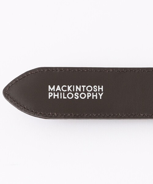 MACKINTOSH PHILOSOPHY(マッキントッシュ フィロソフィー)の「サフィアーノレザー ビジネスベルト(ベルト・メンズ・ブラウン系その他7/ブラック・FREE)」の7枚目の写真