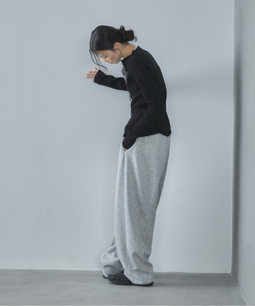 feepur(フェピュール)の「【ハンドウォッシャブル】チュールドッキングニットカーディガン(カーディガン/ボレロ・レディース・チャコールグレー/アイボリー/ブラック/ブラウン・MEDIUM)」の19枚目の写真