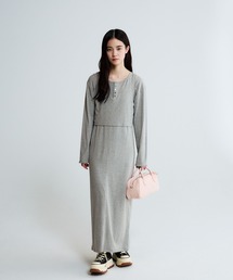 JEANASIS | マルチWAYヘンリーネックワンピース/652150(ワンピース)