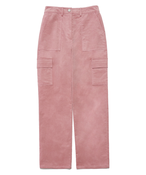 DELICCENT（デリセント）の「コーデュロイカーゴパンツ[PINK]（その他パンツ・レディース・ピンク・LARGE/MEDIUM/SMALL）」の2枚目の写真