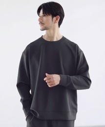 SPU（スプ）の「【セットアップ対応】防シワ・抗ピリング・ウォッシャブル　ハイポンチクルーネックスウェット（スウェット）」