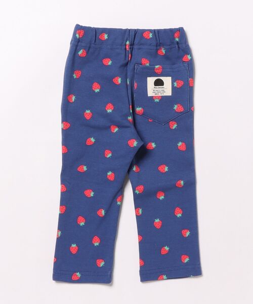 Moujonjon(ムージョンジョン)の「いちご柄フライスロングパンツ(その他パンツ・キッズ・オフホワイト/ネイビー・80/90/100/110/120/130)」の13枚目の写真