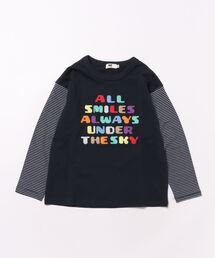 KP BOY | ロゴクロス刺しゅう 長袖Tシャツ(Tシャツ/カットソー)