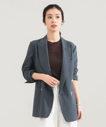 Demi-Luxe BEAMS | AK+1 / シアー 4ボタン ダブル ジャケット(テーラードジャケット)