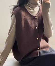 Alum'（アルム）の「ニットベスト（ベスト）」