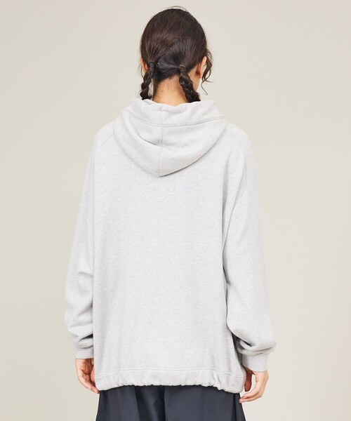 Russell Athletic(ラッセルアスレティック)の「【BerBerJin × RUSSELL ATHLETIC / ベルベルジン × ラッセル アスレティック】Double Snap Button Hoodie / ダブルスナップボタン フーディ(パーカー・メンズ・ライトグレー/ネイビー・M/L)」の14枚目の写真