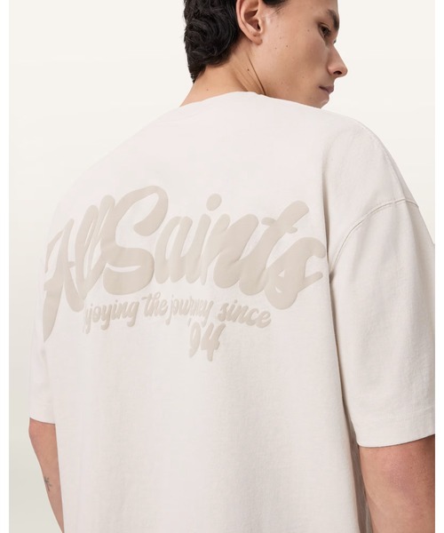 ALLSAINTS(オールセインツ)の「ODYSSEY SS CREW | ODYSSEY 半袖 クルー(Tシャツ/カットソー・メンズ・ホワイト系その他・XS/S/M/L/XL)」の2枚目の写真