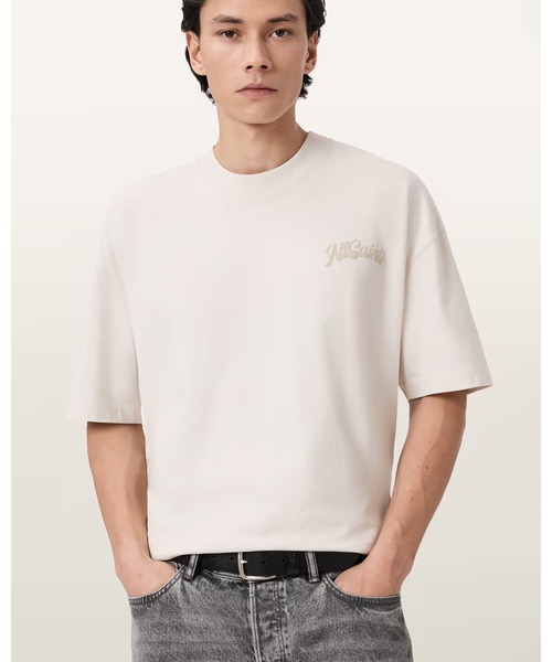 ALLSAINTS(オールセインツ)の「ODYSSEY SS CREW | ODYSSEY 半袖 クルー(Tシャツ/カットソー・メンズ・ホワイト系その他・XS/S/M/L/XL)」の4枚目の写真